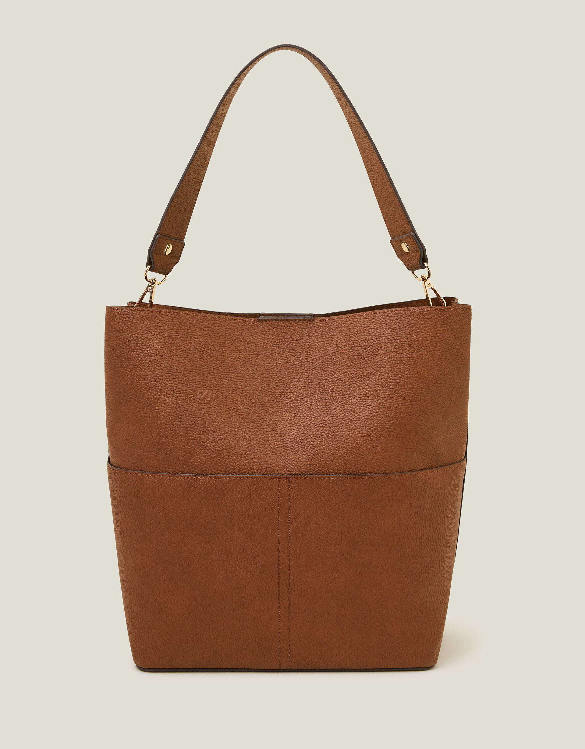 Accessorize tan bag clearance