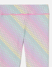Girls Rainbow Star Leggings, Multi (BRIGHTS-MULTI), large