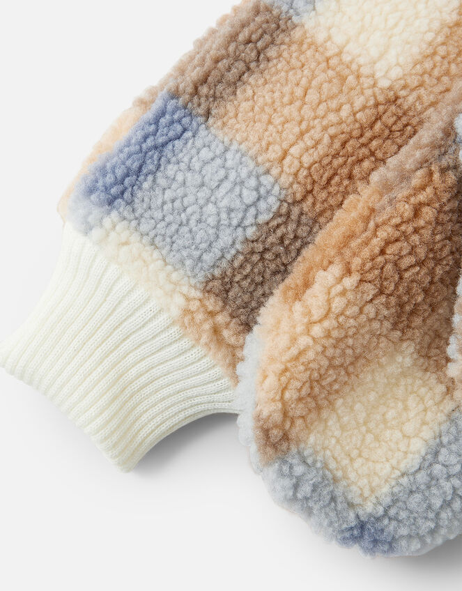 Check Mittens Gloves Accessorize UK