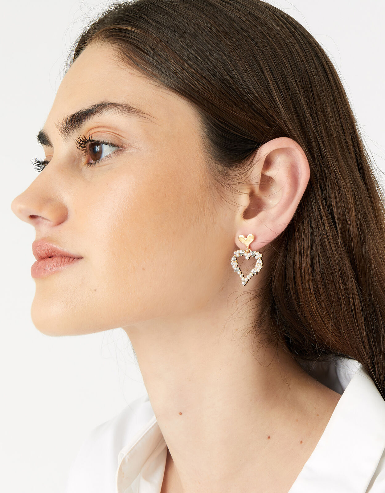 New Decadence Heart Drop Earrings