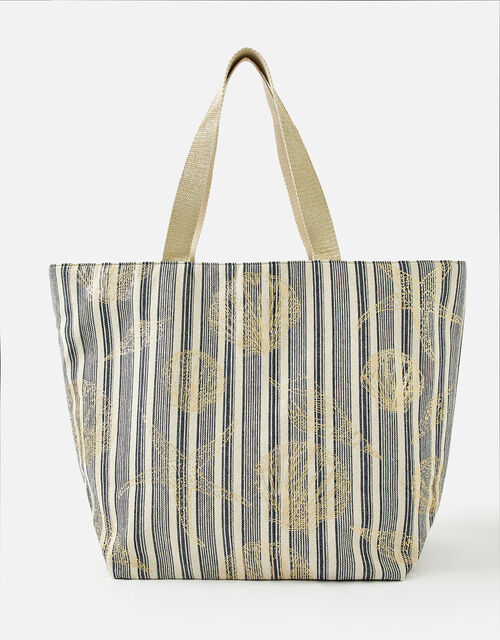 Seashell and Stripe Beach Bag Beach bags Accessorize Global