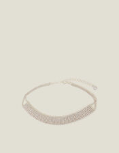 Crystal Cupchain Choker Necklace, , large