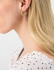 3-Pack Triple Layered Hoop Earrings, , large