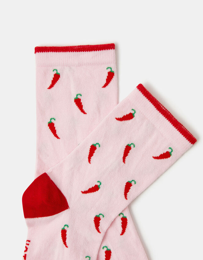 Chilli Print Socks, , large