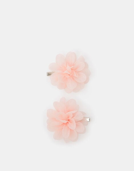 2-Pack Girls Flower Hair Clips, , large