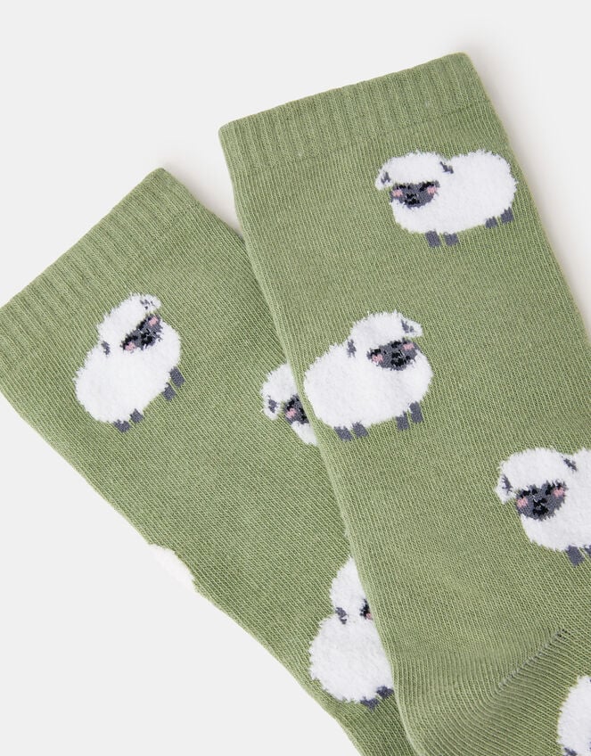 Sheep Print Socks, , large