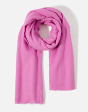 Plain Blanket Scarf, Pink (PINK), large
