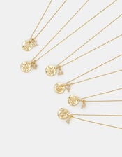 14ct Gold-Plated Zodiac Charm Necklace, Gold (GOLD), large
