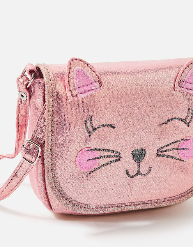 Girls Cat Sparkle CrossBody Bag Girls crossbody Accessorize UK