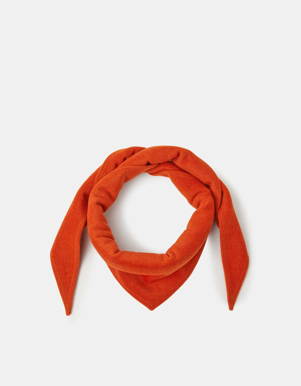 Large Knitted Triangle Scarf, , large