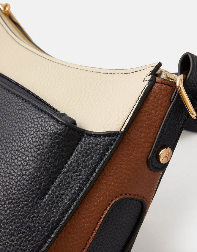 Colour Block Crossbody Bag, , large