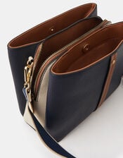Triple Compartment Crossbody Bag, , large