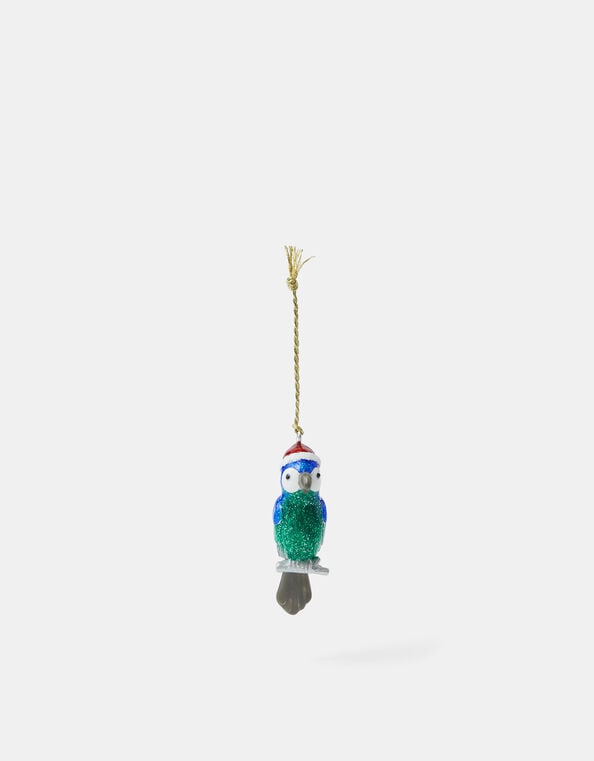 Parrot Enamel Christmas Tree Decoration, , large