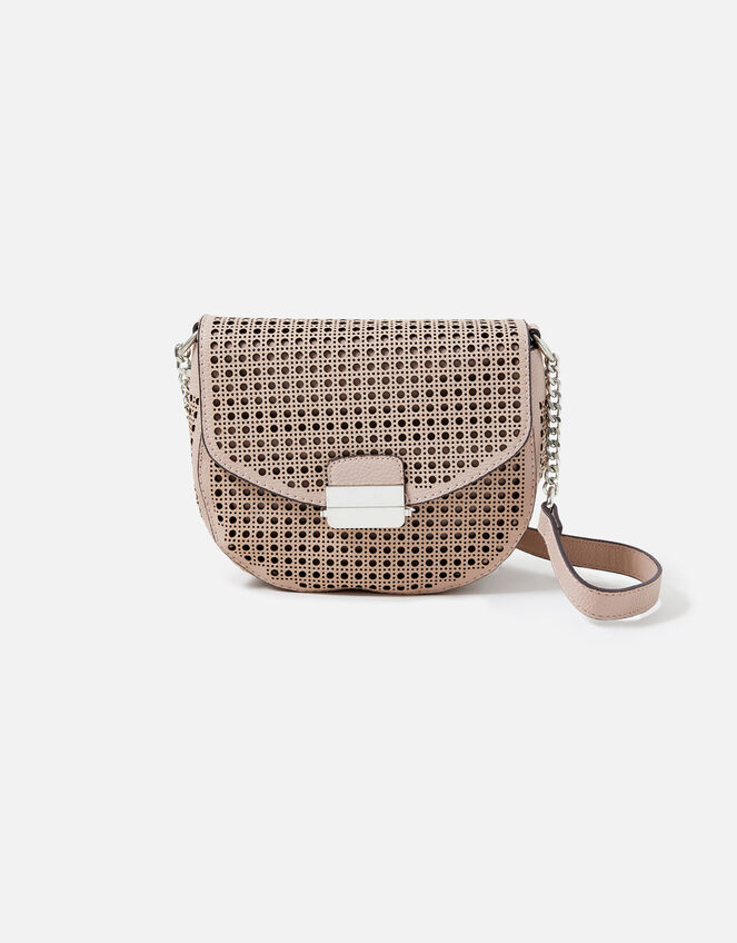 Punch-Out Cross-Body Bag, Nude (NUDE), large