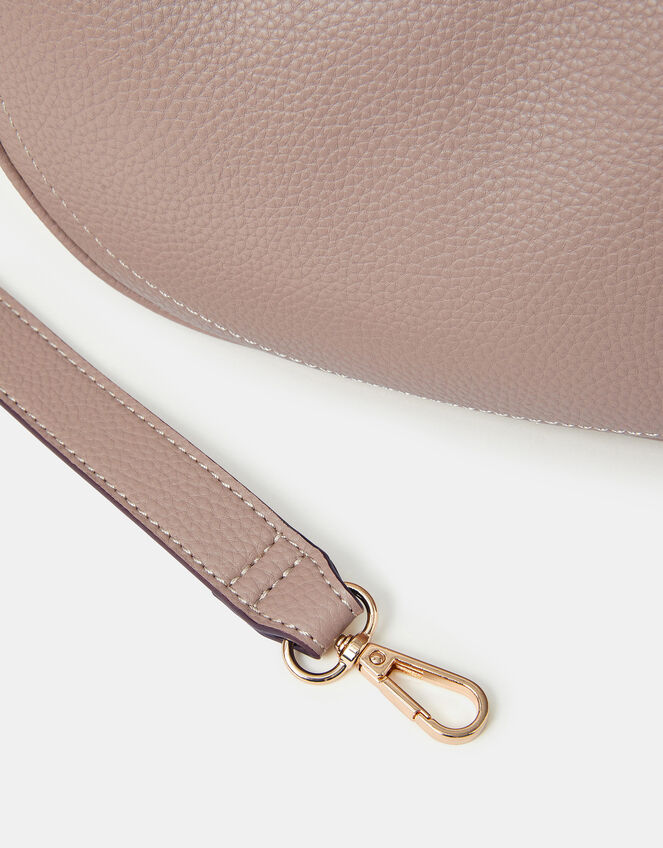 Crescent Shoulder Bag, Mink (MINK), large