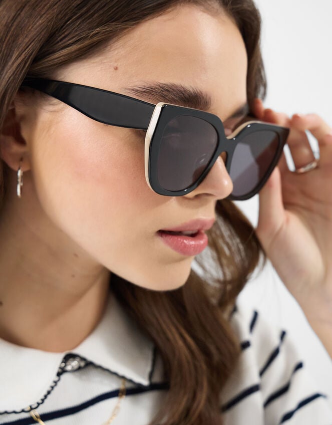 Premium Acetate Oversized Square Sunglasses, , large