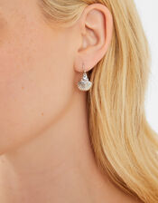 Seashell Charm Earrings, , large