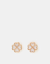 Lucky Clover Stud Earrings, , large