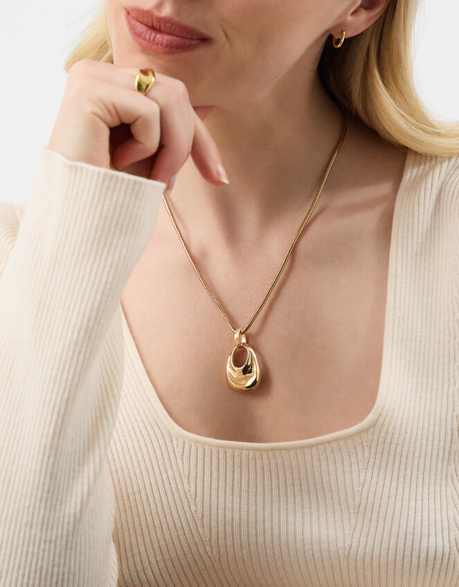 Organic Pendant Necklace, , large