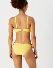Bunny Tie Bikini Top, Yellow (YELLOW), large