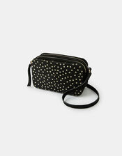Macy Suede and Leather Cross-Body Bag, , large