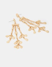 Molten Chandelier Drop Earrings, , large