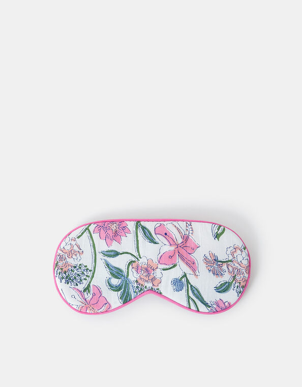 Floral Print Sleep Mask, , large