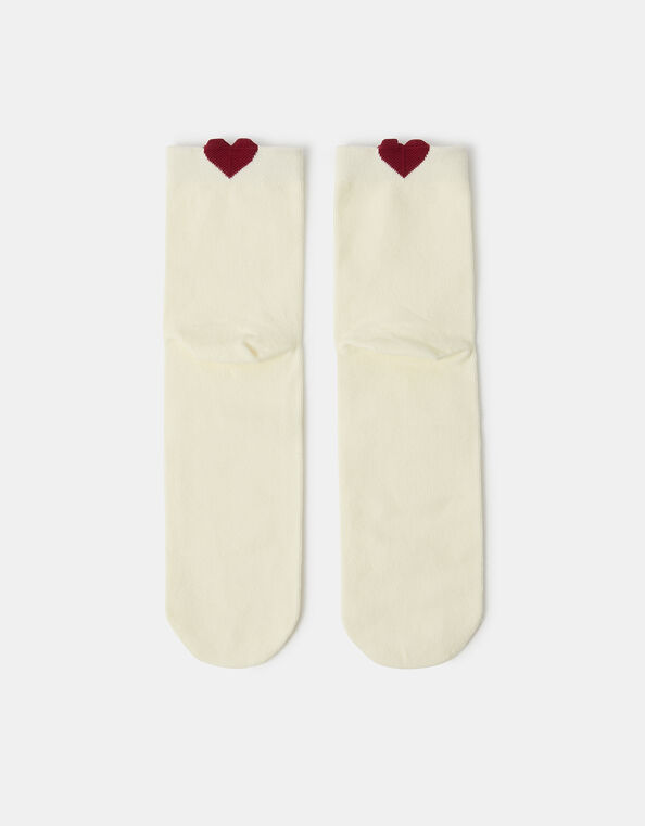 3D Heart Print Socks, , large