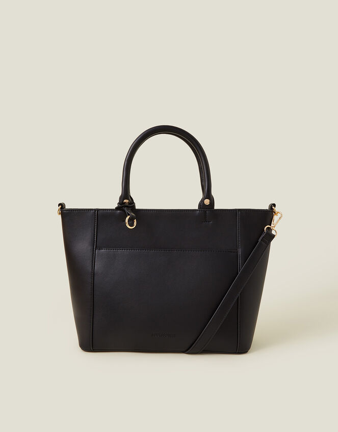 Monica Handheld Bag, Black (BLACK), large