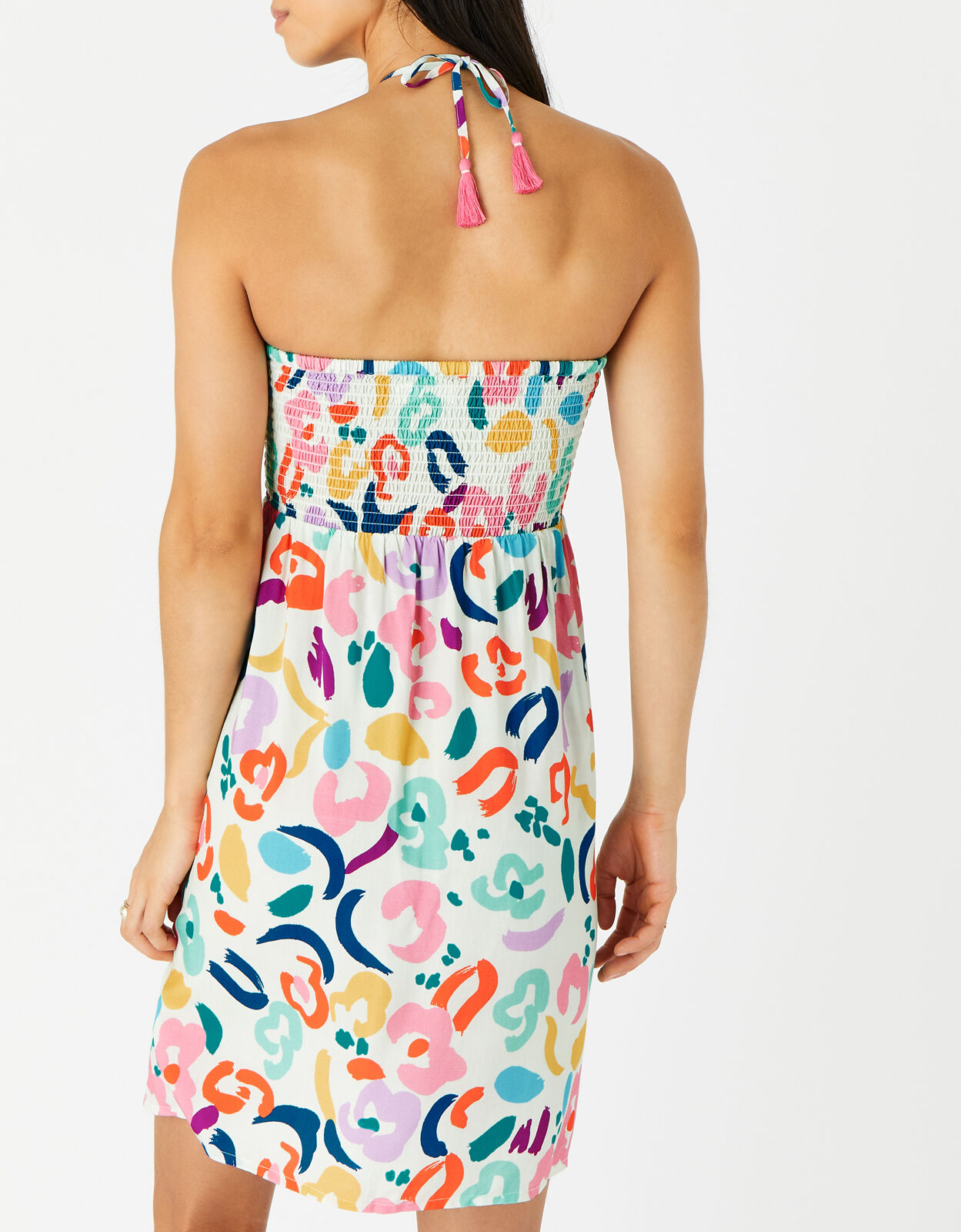 Colour Splash Bandeau Dress Multi Beach holiday dresses Accessorize UK