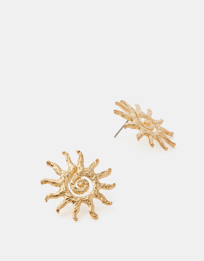 Molten Sun Stud Earrings, , large