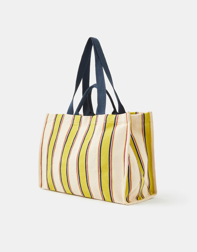 Stripe Beach Tote Bag, , large