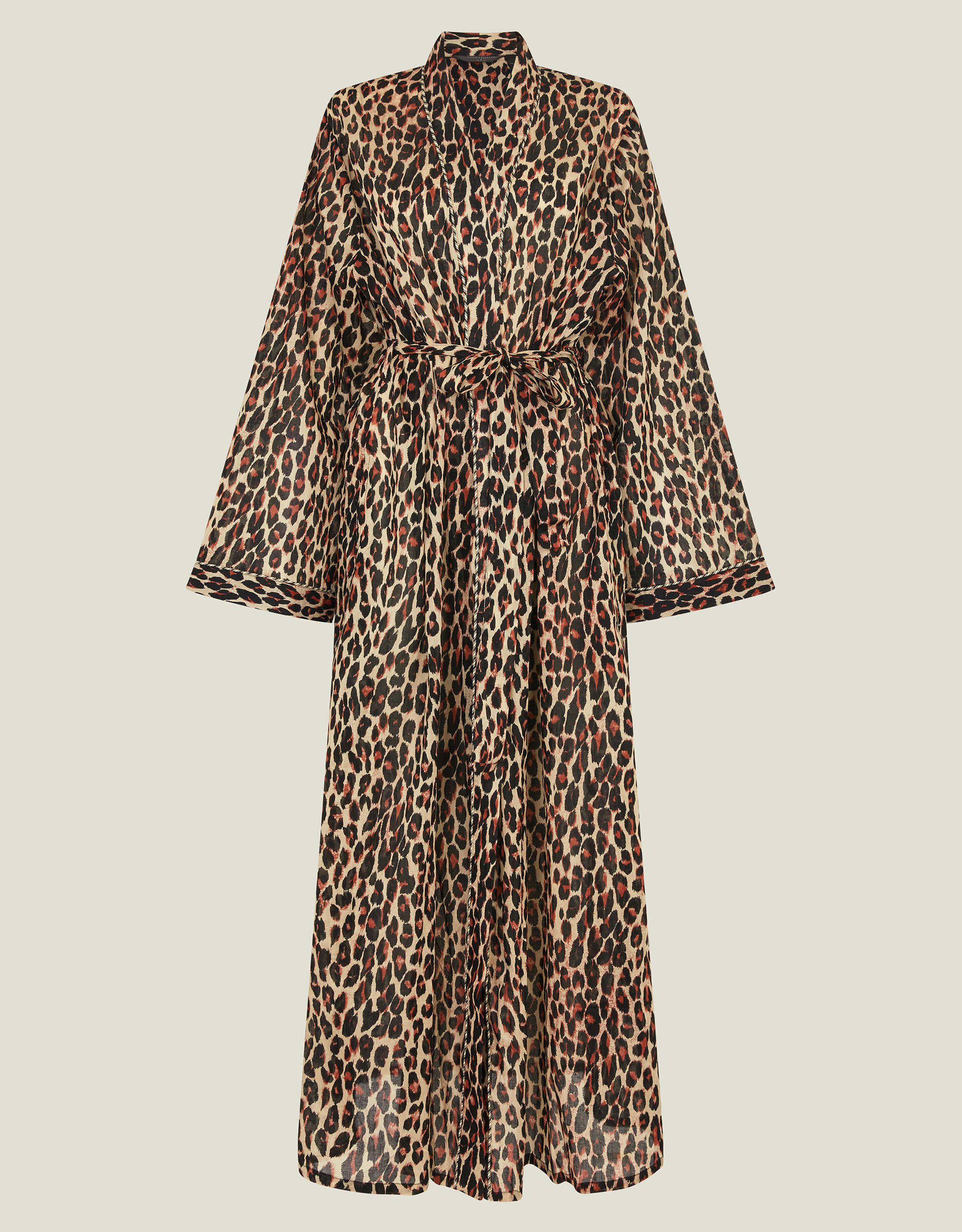 Leopard print dressing gown store