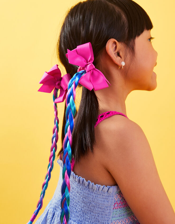 Girls Faux Hair Pony, , large
