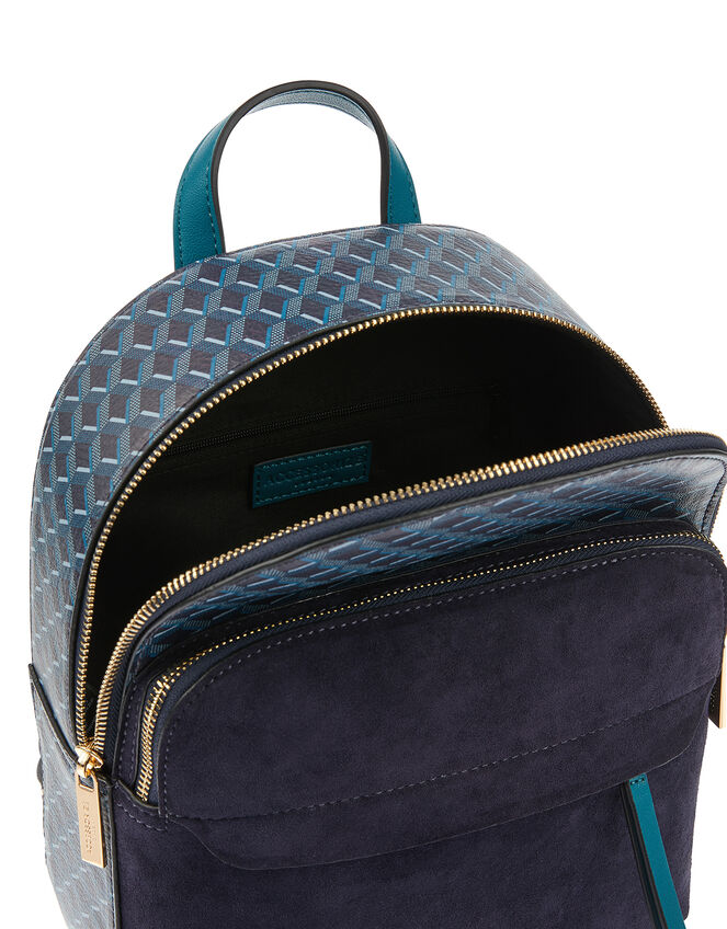 Geo Print Backpack, , large