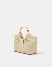 Ruched Ring Handheld Bag, , large