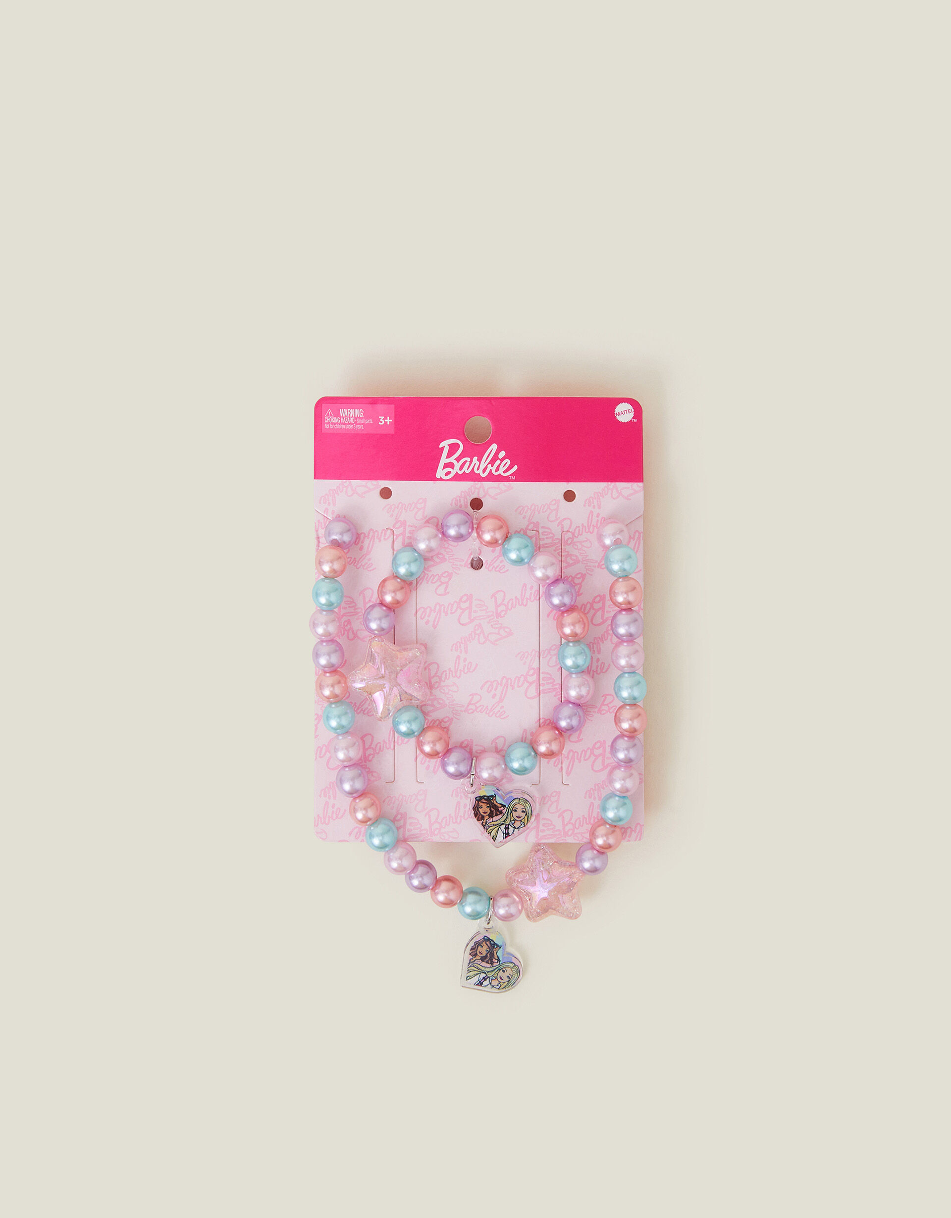 Pink barbie necklace sales