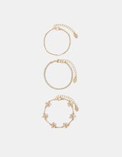 3-Pack Flower Station Bracelets, , large