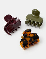 3-Pack Mini Glossy Claw Clips, , large