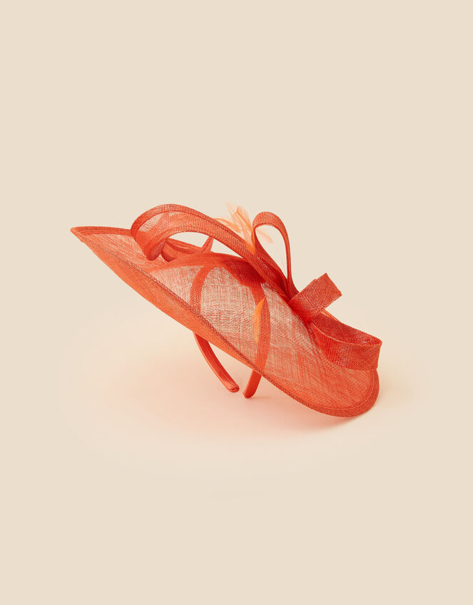 Disc Band Fascinator, Orange (ORANGE), large