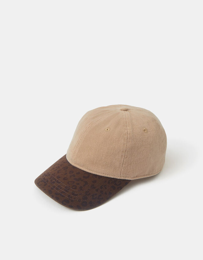 Leopard Print Baseball Cap, , large
