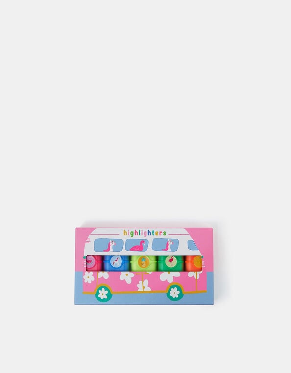 5-Pack Girls Campervan Highlighters, , large