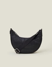 Leather Sling Cross-Body Bag, , large