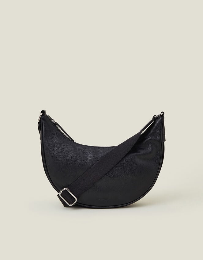 Leather Sling Cross-Body Bag, , large