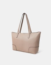 Plain Tote Bag, Brown (MOCHA), large