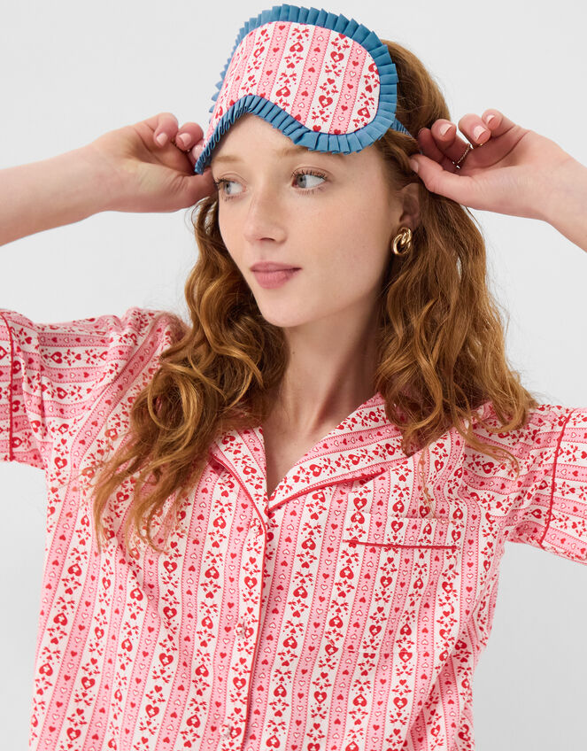 Heart Stripe Eye Mask, , large