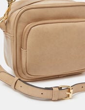 Boxy Crossbody Bag, Nude (NUDE), large