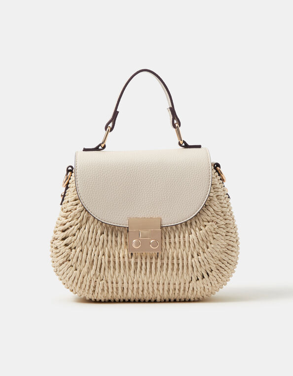 Raffia Handheld Bag, , large