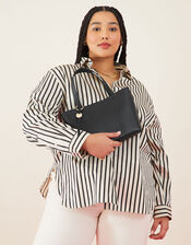 Mini Classic Handheld Bag, Black (BLACK), large