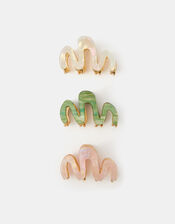 3-Pack Mini Resin Wiggle Claw Clips, , large